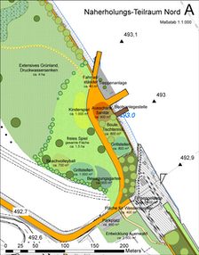 Ausschnitt aus der Planungskarte