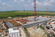 Bildergalerie RBB Ebersheim 2018-2 Baustelle Regenrückhaltebecken 2018