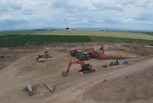 Bildergalerie "RRB Ebersheim 06-2017" Baustelle neues Regenrückhaltecken Ebersheim