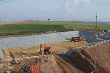 Bildergalerie "RRB Ebersheim 08-2017" Baustelle neues Regenrückhaltebecken Ebersheim