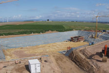 Bildergalerie "RRB Ebersheim 08-2017" Baustelle neues Regenrückhaltebecken Ebersheim