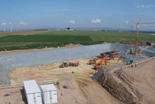 Bildergalerie "RRB Ebersheim 08-2017" Baustelle neues Regenrückhaltebecken Ebersheim