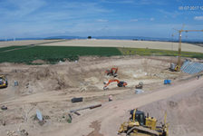 Bildergalerie "RRB Ebersheim 07-2017" Baustelle Neues Regenrückhaltebecken Ebersheim Juli 2017