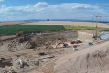 Bildergalerie "RRB Ebersheim 07-2017" Baustelle Neues Regenrückhaltebecken Ebersheim Juli 2017