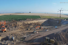 Bildergalerie "RRB Ebersheim 07-2017" Baustelle Neues Regenrückhaltebecken Ebersheim Juli 2017