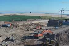 Bildergalerie "RRB Ebersheim 07-2017" Baustelle Neues Regenrückhaltebecken Ebersheim Juli 2017