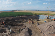 Bildergalerie "RRB Ebersheim 07-2017" Baustelle Neues Regenrückhaltebecken Ebersheim Juli 2017