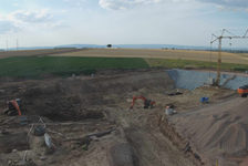 Bildergalerie "RRB Ebersheim 07-2017" Baustelle Neues Regenrückhaltebecken Ebersheim Juli 2017