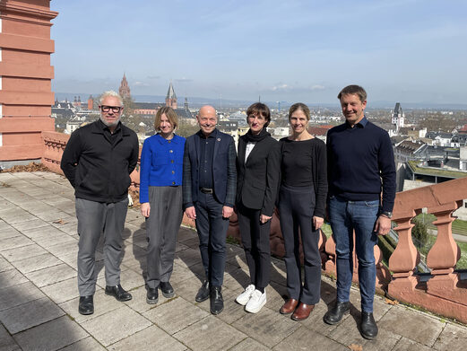 v.l.n.r.: Prof. Burkhard Wegener, Annelie Seemann, Prof. Amandus Samsøe Sattler,  Beig. Marianne Grosse, Sibylle Waechter, Philipp Schiffer