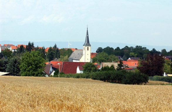 Ortseinfahrt Ebersheim