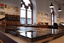 The print shop of the Gutenberg Museum