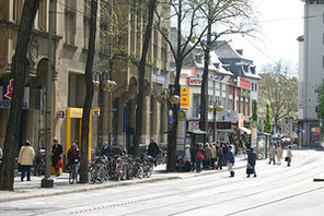 Bahnhofstraße - Haltestelle © Landeshauptstadt Mainz