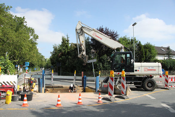 Die Baustelle in der Töngesstraße