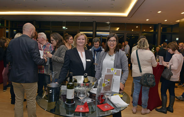 Premiumverkostung im Stadtwerke-Hochhaus