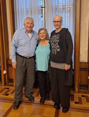 v.l.n.r. Lothar Both, Christiane Gerhardt, Franziska Wienzek